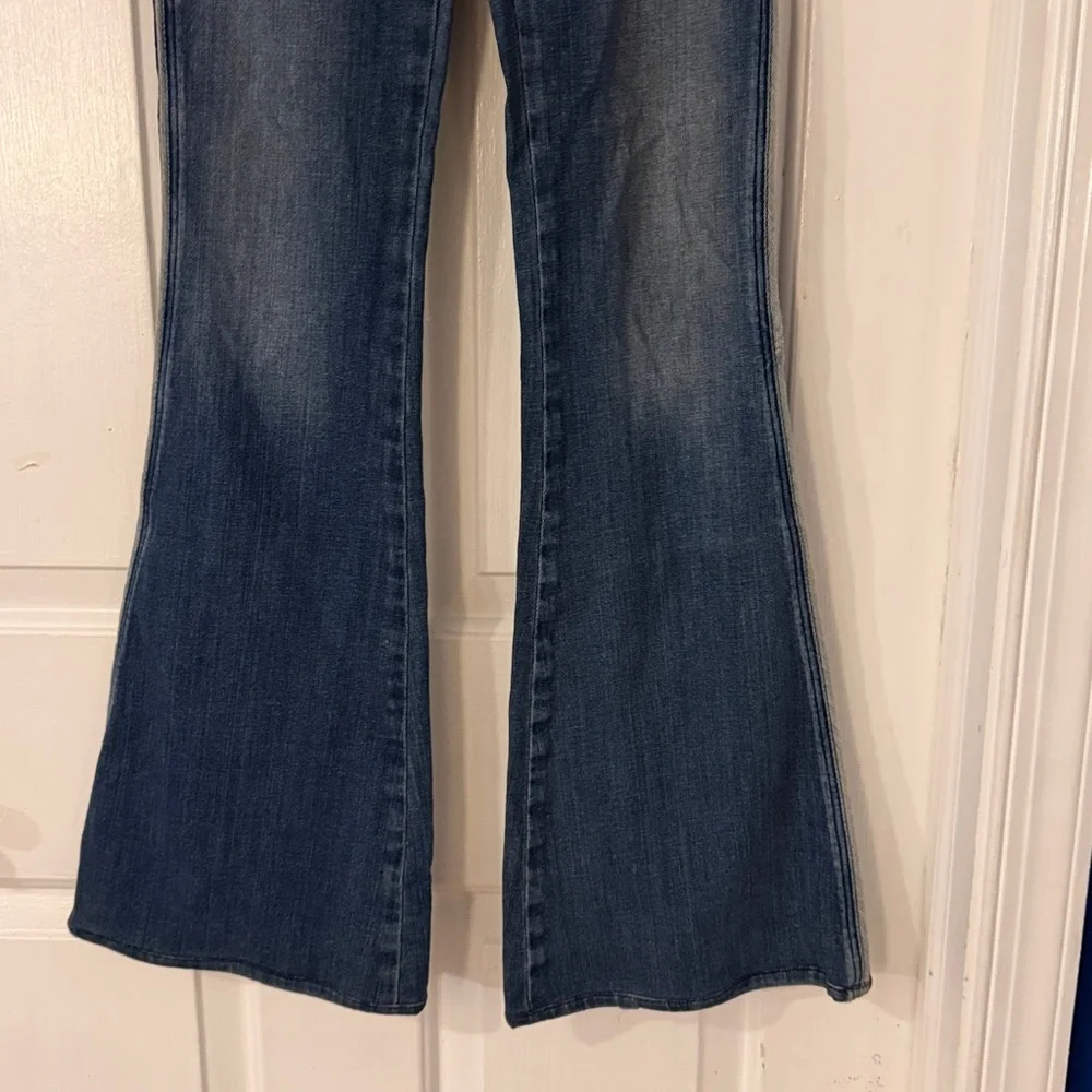 Women’s Anthropologie McGuire Denim Voyage Trouser Flare Jeans Size 25 - Picture 4 of 11